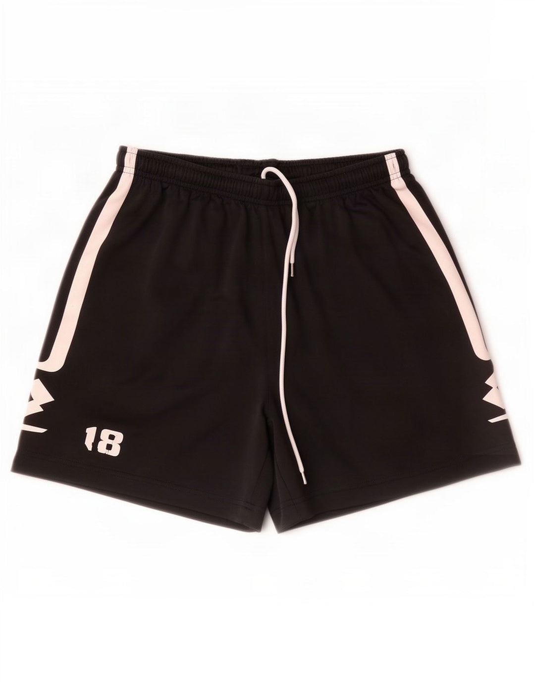 Lotto Herren-Sportshorts, mittelgroß, Schwarz, Farbblock
