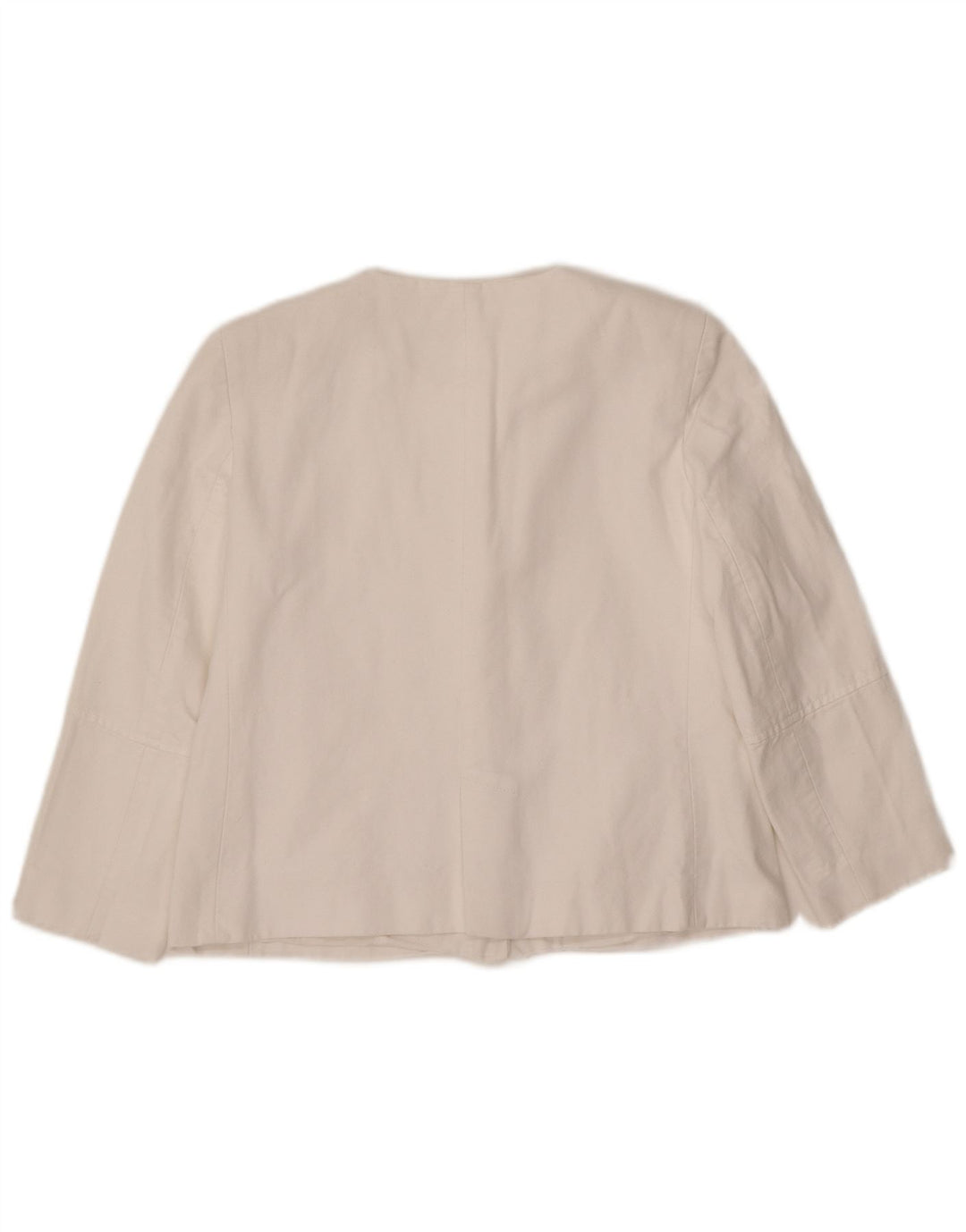 ZARA Damen Blazer Jacke UK 6 XS Weiß