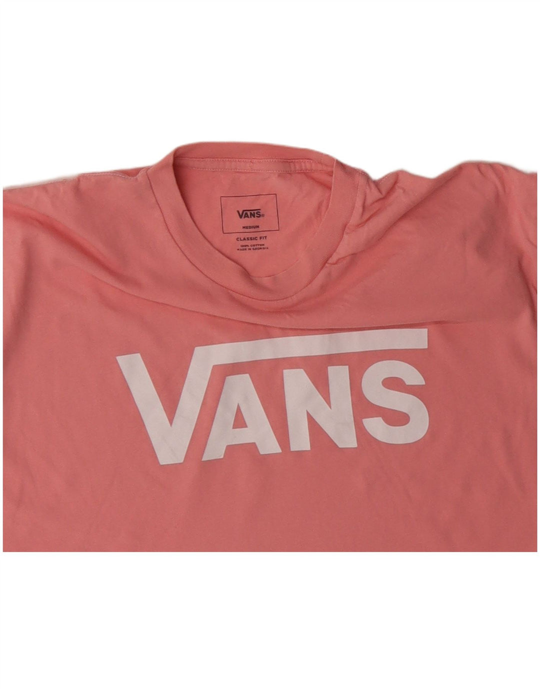 VANS Herren-T-Shirt mit klassischer Passform, mittelrosa, Baumwolle