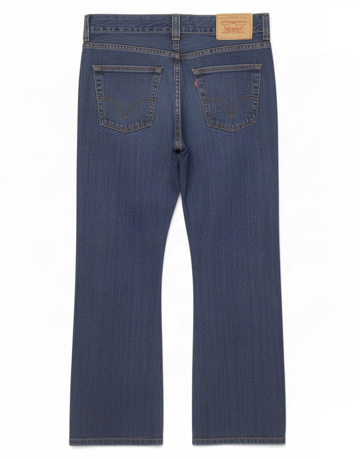 Levi's Herren 512 Bootcut Jeans W30 L30 Blaue Baumwolle