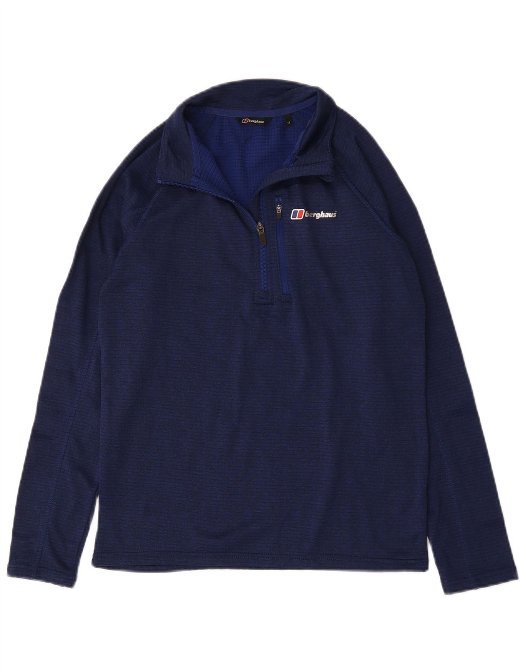 Berghaus Pullover-Trainingsanzugoberteil mit Reißverschluss für Jungen, 12–13 Jahre, Marineblau