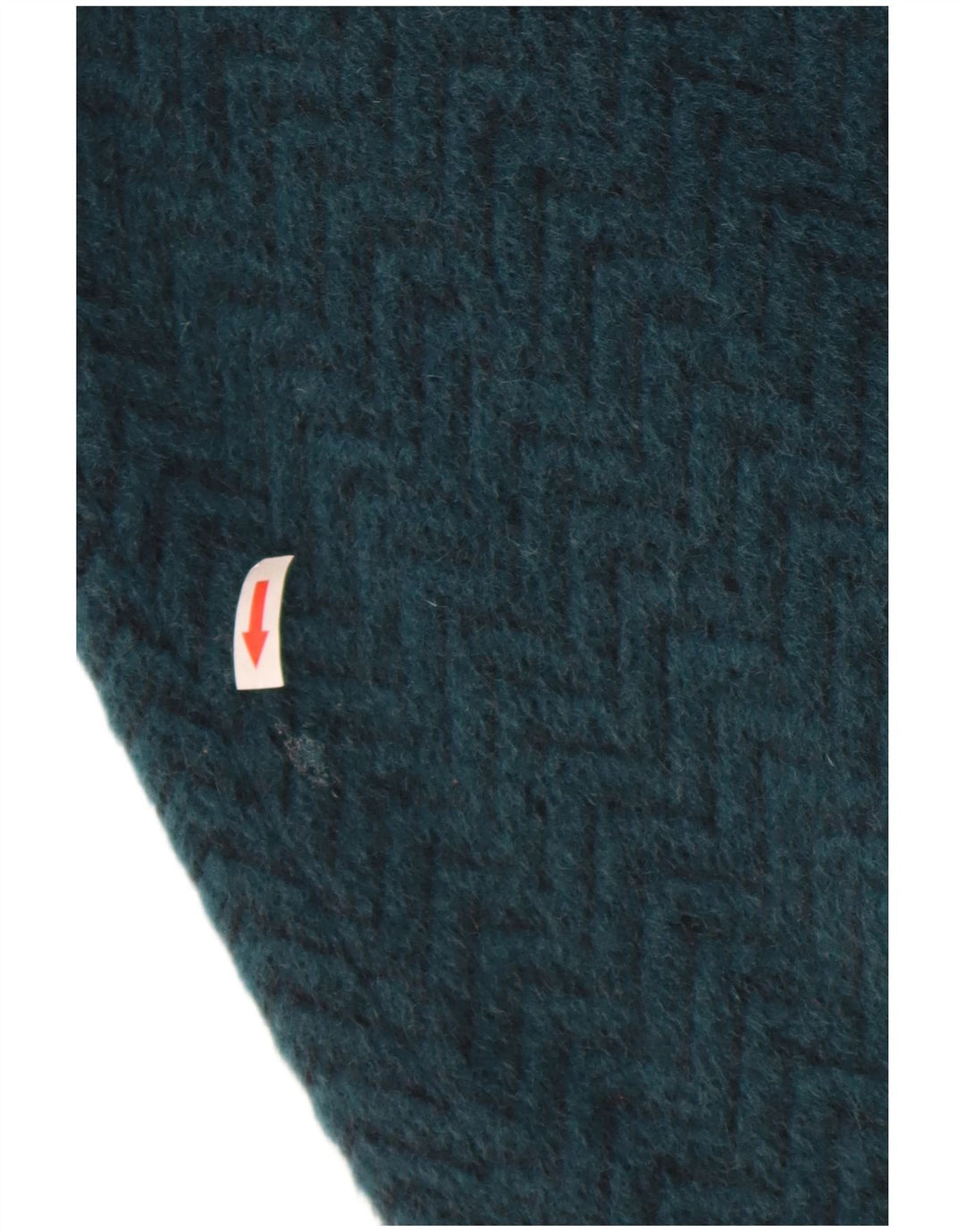 ELENA MIRO Damenmantel UK 18 XL Blaue Chevron-Wolle