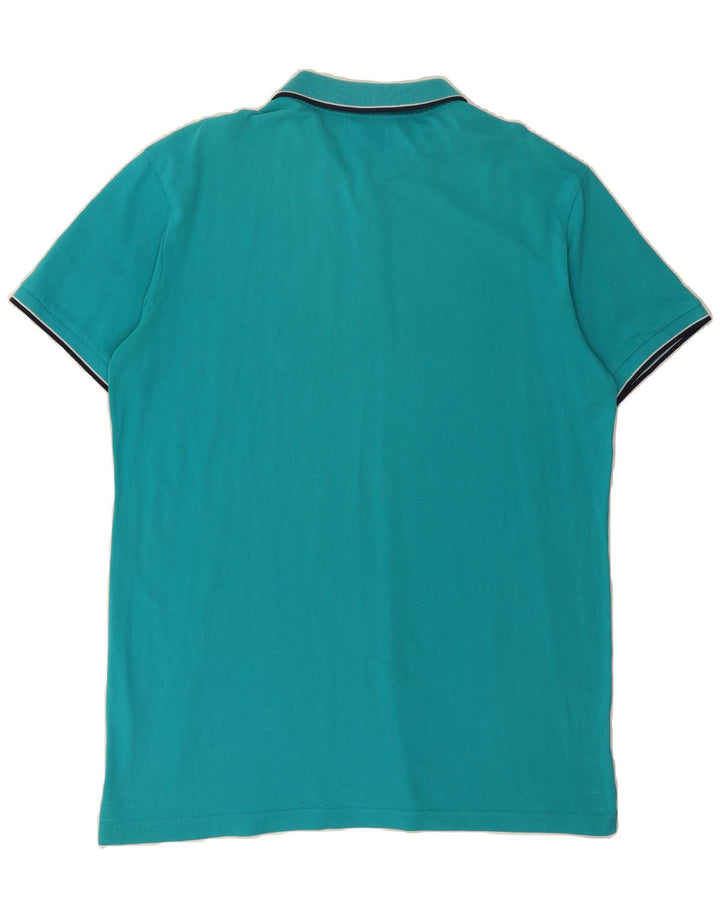 KAPPA Mens Polo Shirt 2XL Blue Cotton Vintage Kappa and Second-Hand Kappa from Messina Hembry 