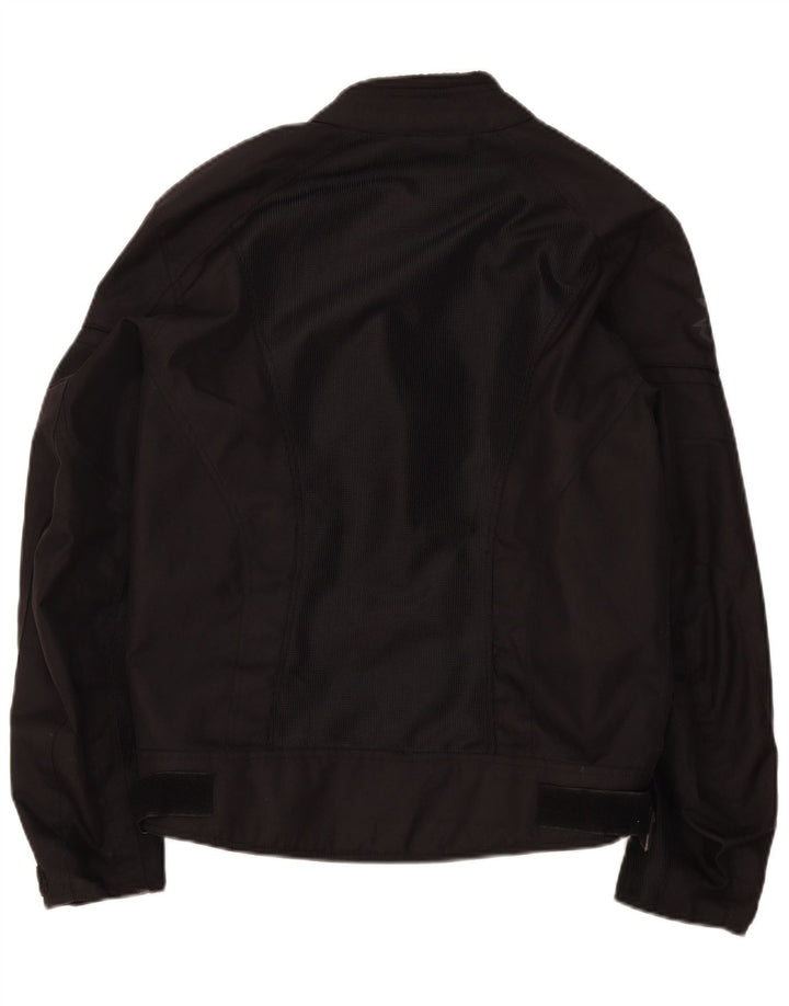 Course Herren Graphic Racer Jacke UK 38 Mittelschwarzes Polyester