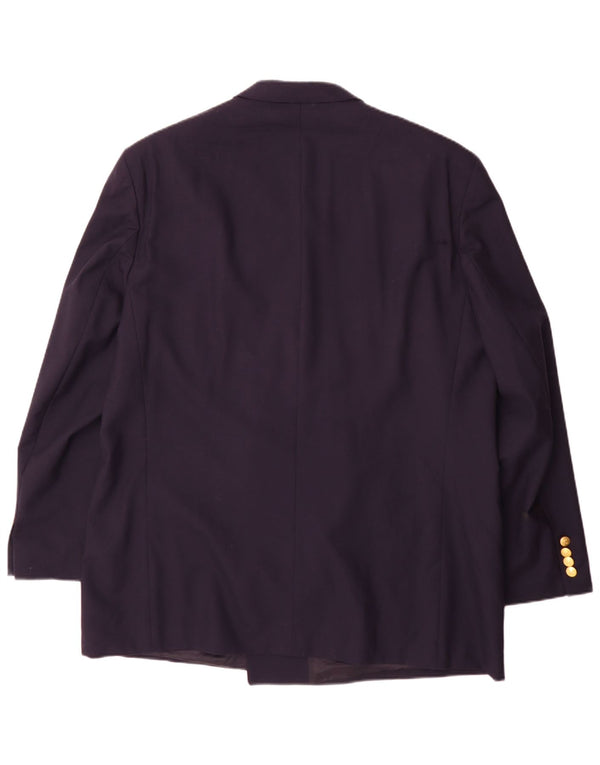 Chaps Ralph Lauren Herren Zweireiher Blazer Jacke UK 42 XL Marineblau