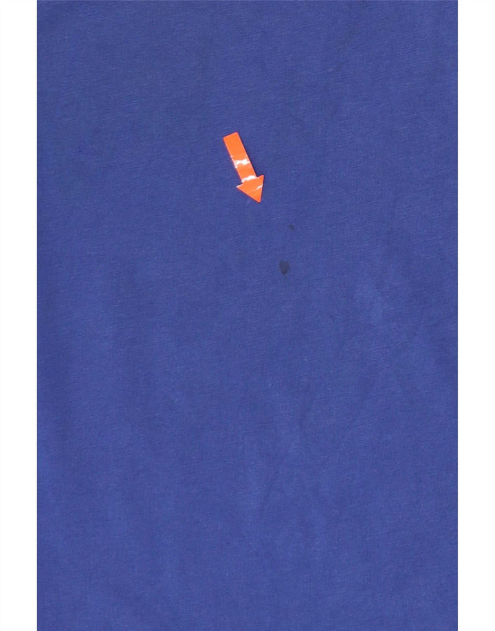 Champion Herren-T-Shirt mit Grafik, mittelblaue Baumwolle
