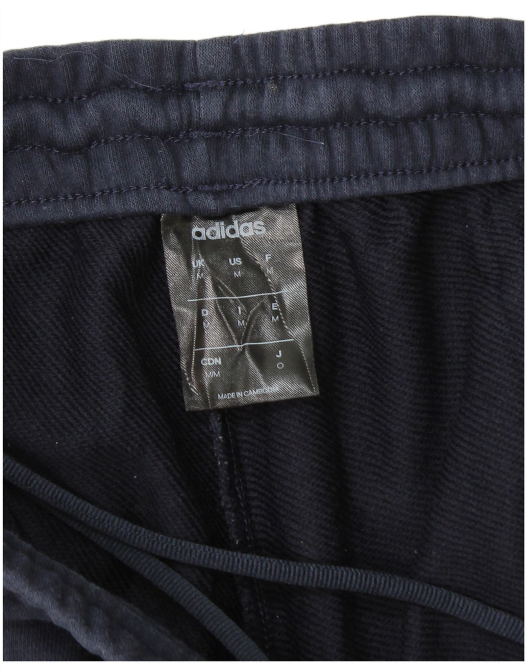 ADIDAS Herren-Trainingshose, Jogginghose, mittelgroß, Marineblau, Farbblock