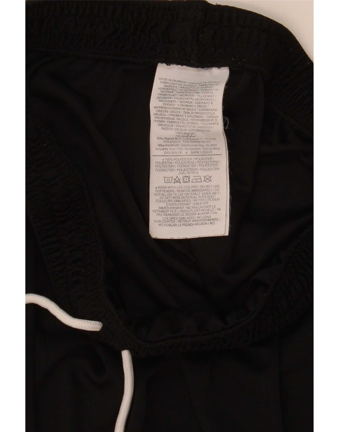 Nike Herren Dri Fit Sportshorts, groß, aus schwarzem Polyester