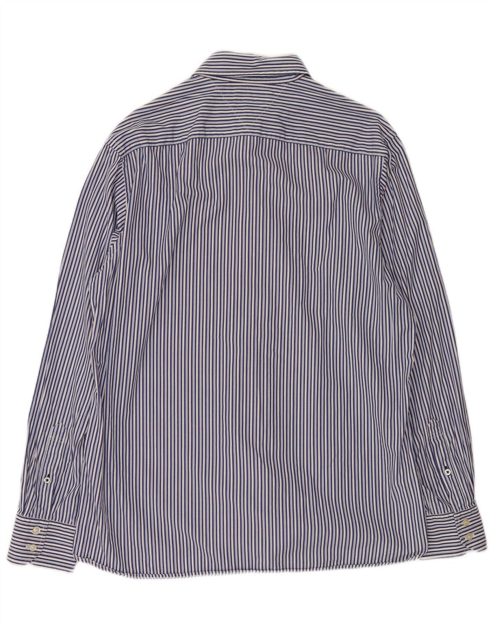 Tommy Hilfiger Herrenhemd, groß, blau gestreift, Baumwolle