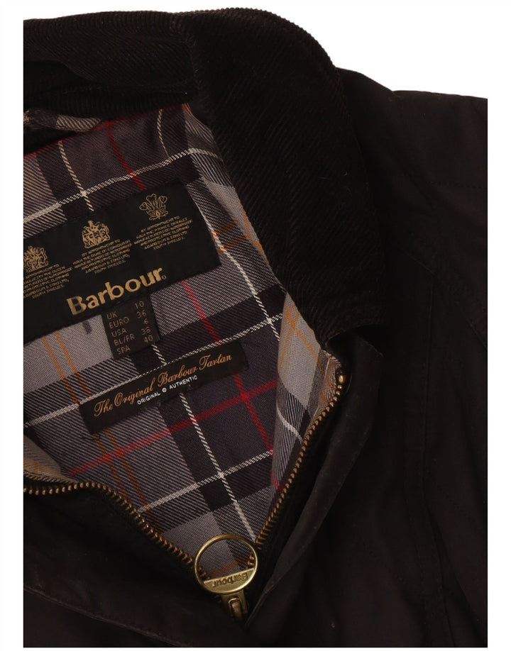Barbour Damen Steppjacke UK 10 Small Schwarz