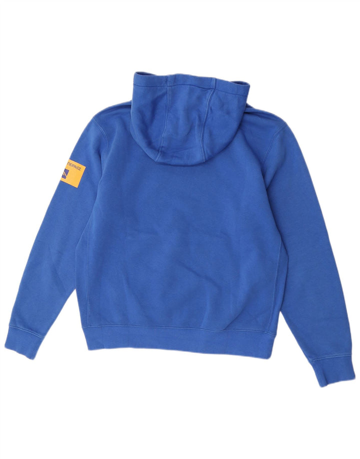 Nike Herren-Kapuzenpullover mit Grafik, mittelblaue Baumwolle