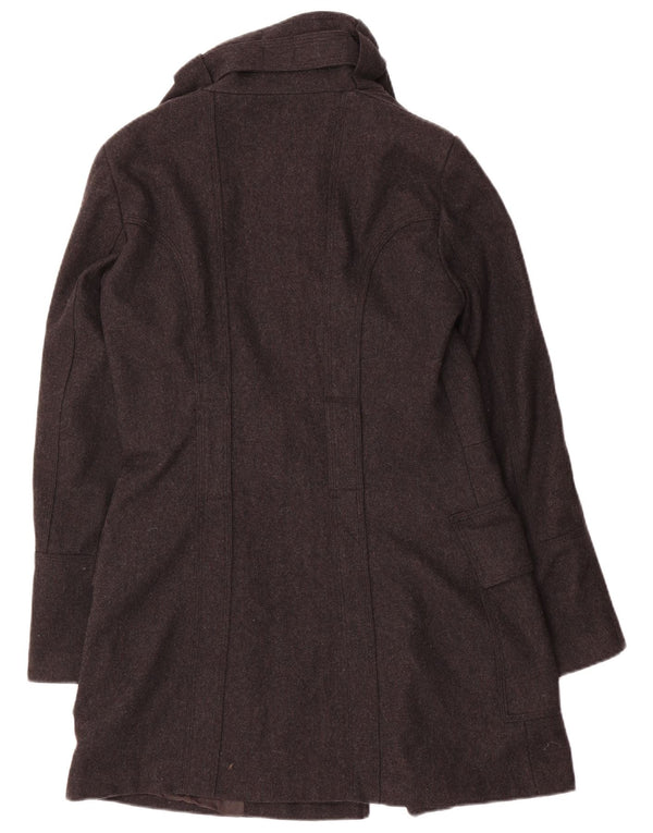 Zara Damen Mantel UK 14 Große graue Wolle