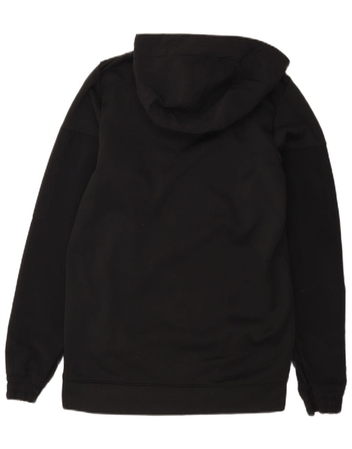 Nike Herren Dri Fit Zip Hoodie Pullover Small Schwarz Polyester