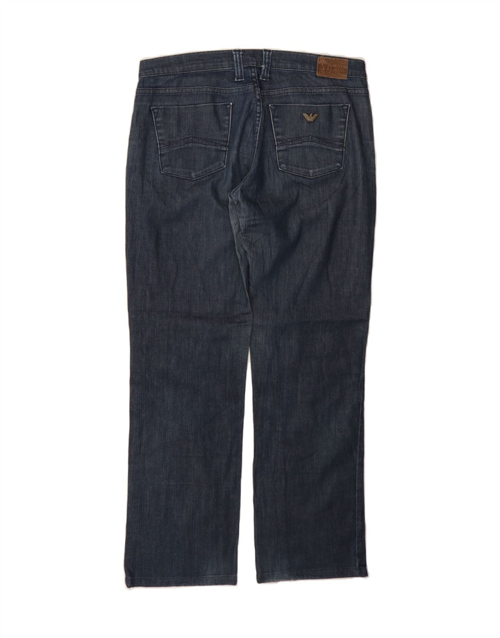 ARMANI Womens Straight Jeans W30 L30 Blue Cotton Vintage Armani and Second-Hand Armani from Messina Hembry 