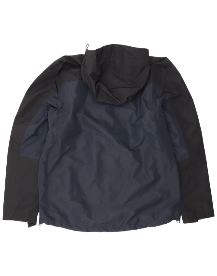 Mountain Warehouse Herren-Regenjacke, UK 40, Größe L, Marineblau, Farbblock