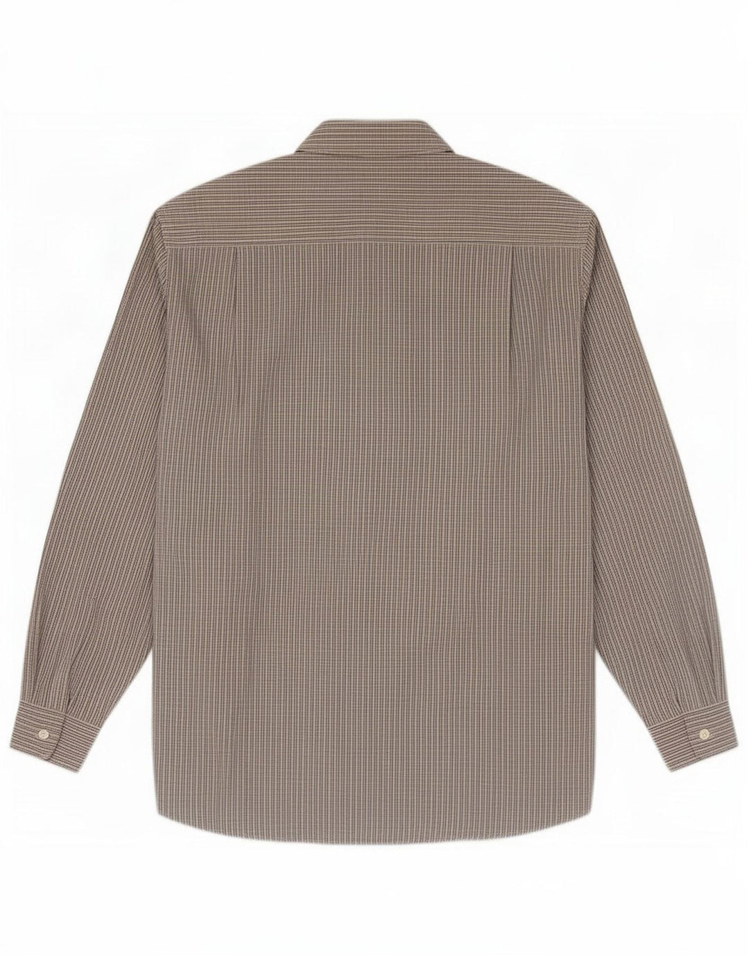 Stefanel Herrenhemd, groß, beige, kariert, Baumwolle
