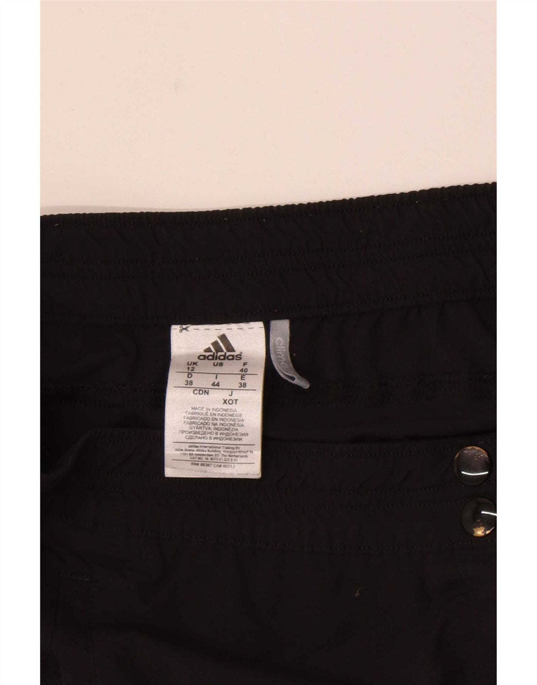 Adidas Damen Climalite Sport Shorts UK 12 Medium Schwarz Nylon