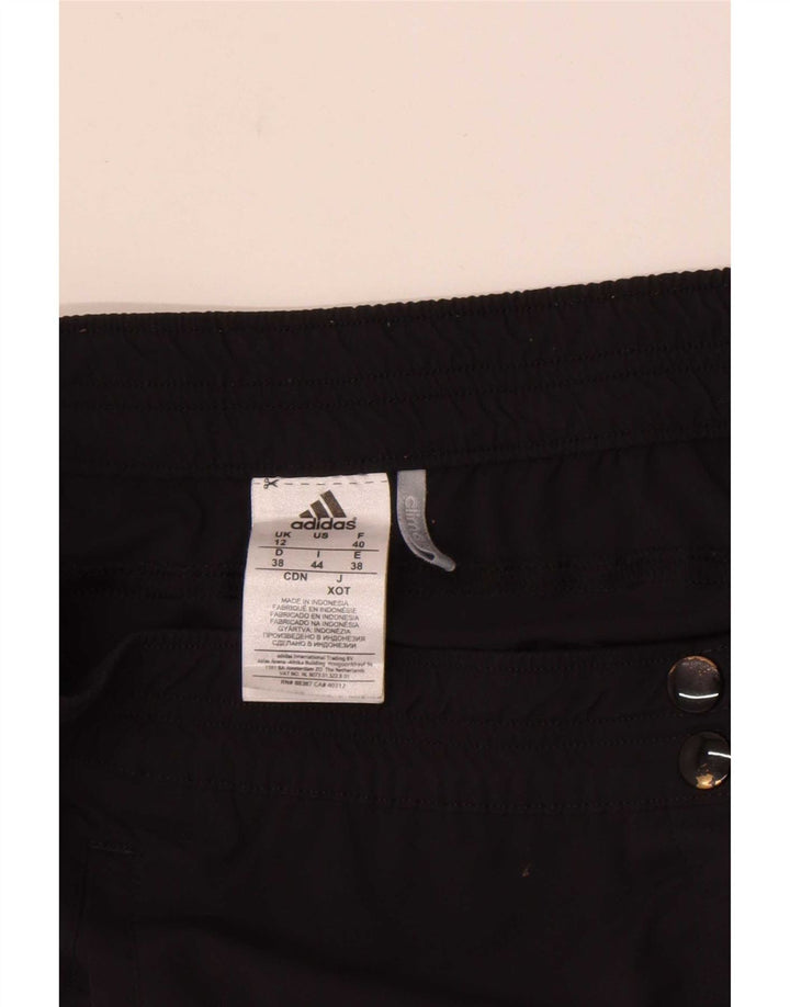 Adidas Damen Climalite Sport Shorts UK 12 Medium Schwarz Nylon