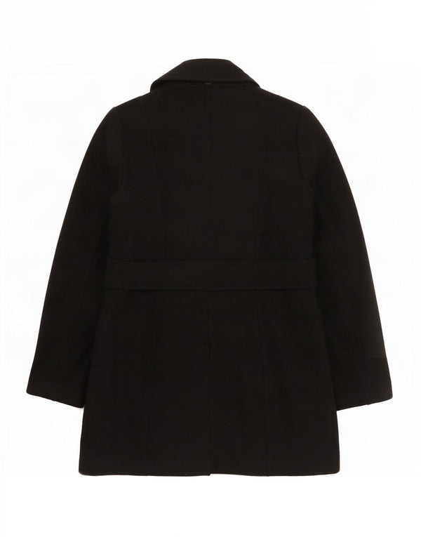 French Connection Damenmantel UK 10 Small Schwarze Wolle