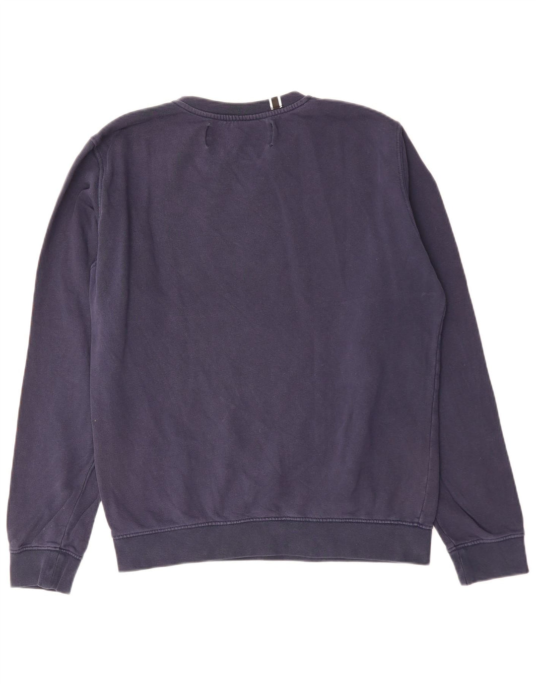 Replay Herren-Sweatshirt mit grafischem Print, mittelmarineblaue Baumwolle