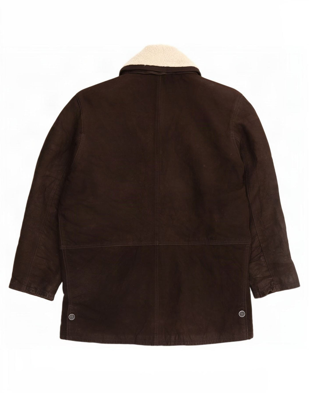 Lavorazione Artigiana Herren Lederjacke IT 48 Mittelbraun