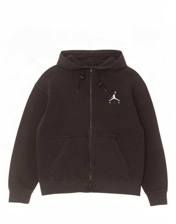 Jordan Herren Standard Fit Zip Hoodie Pullover XL Schwarz Baumwolle