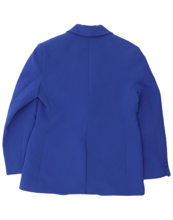 Zara Herren-Blazer mit 1 Knopf, UK 40, große blaue Viskose