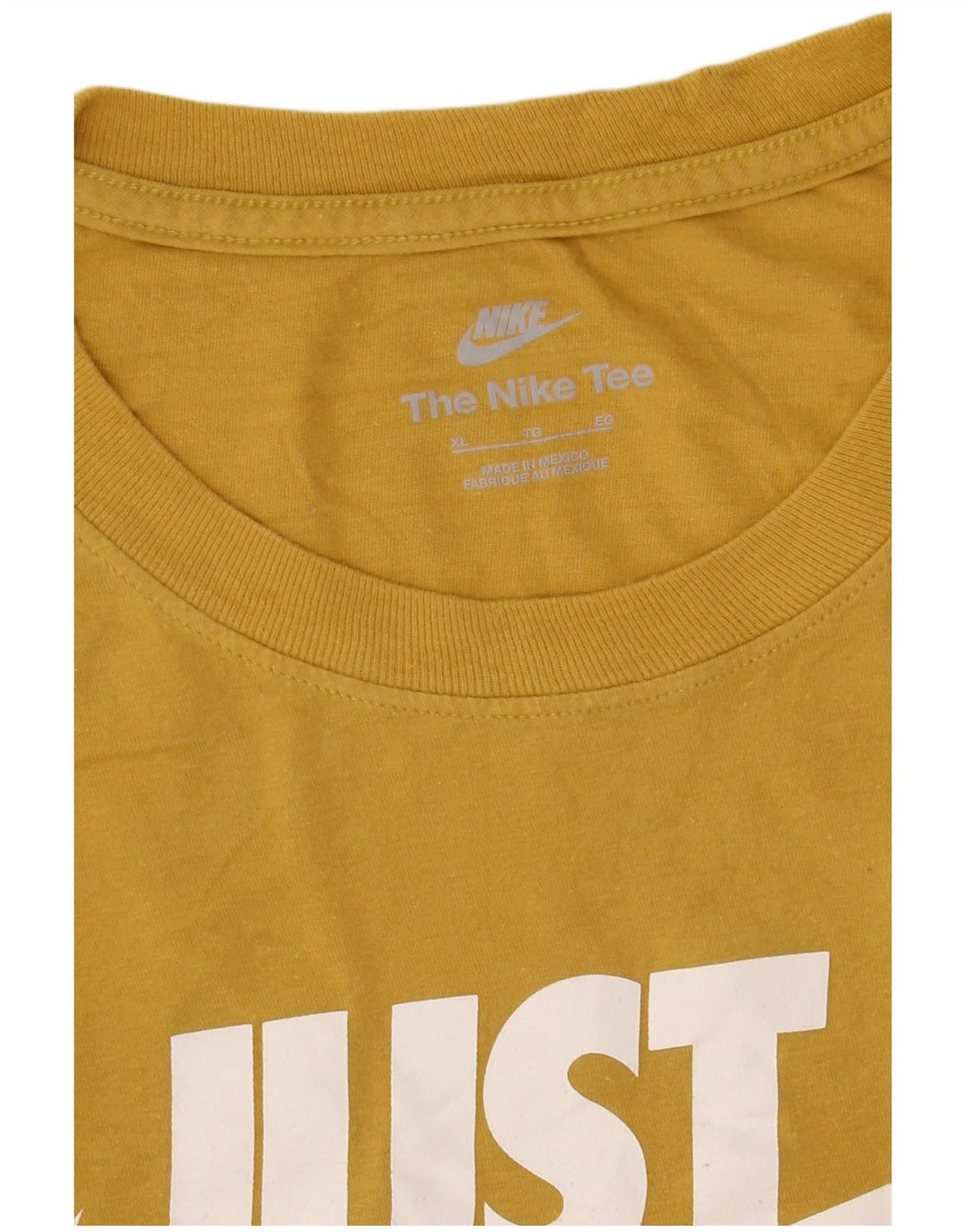 Nike Herren Grafik T-Shirt Top XL Gelb