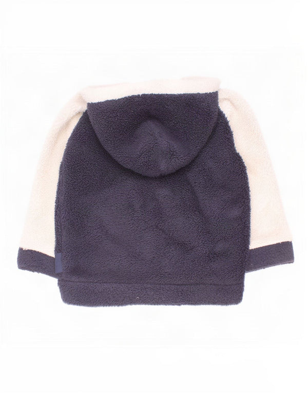 Champion Baby-Jungen-Fleecejacke mit Kapuze, 18–24 Monate, Marineblau, Farbblock
