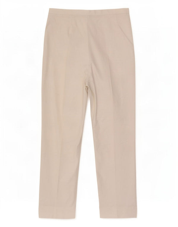 Marks & Spencer Damen Gerade Freizeithose UK 18 XL W36 L29 Weiß