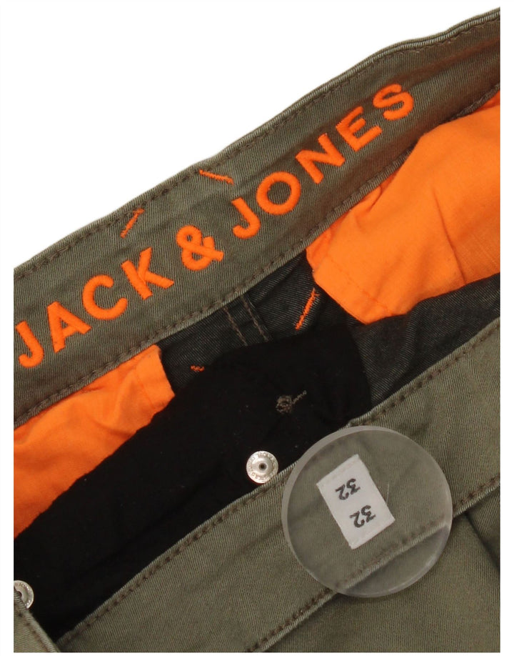 Jack & Jones Herren Slim Cargohose W32 L28 Khaki