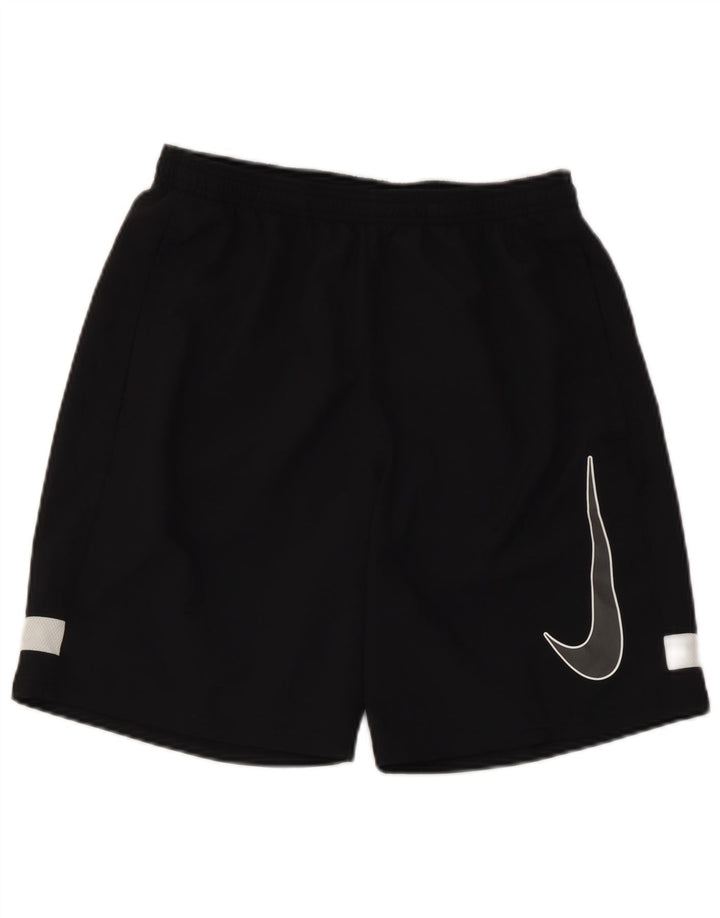 Nike Herren Dri Fit Graphic Sportshorts Mittelschwarzes Colourblock-Polyester