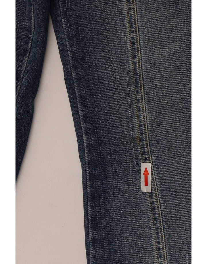 Vintage Damen Bootcut Jeans W28 L31 Marineblau
