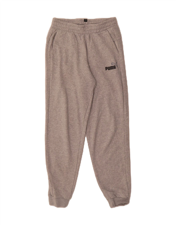 PUMA Boys Tracksuit Trousers Joggers 13-14 Years Grey Vintage Puma and Second-Hand Puma from Messina Hembry 