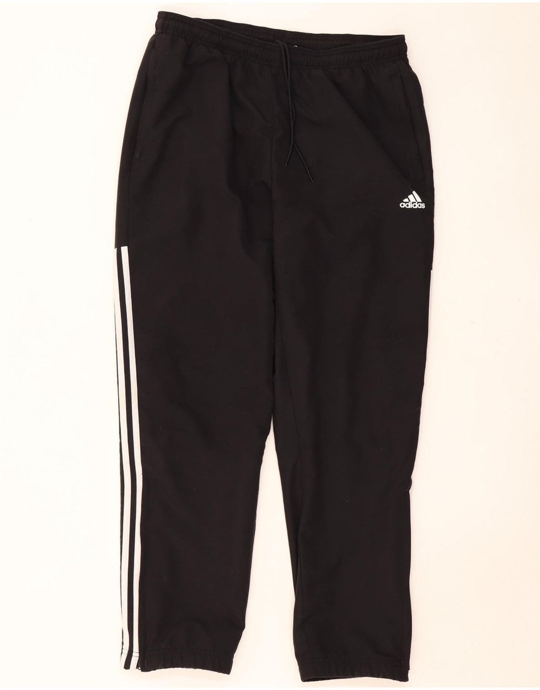 ADIDAS Herren-Trainingshose, groß, aus schwarzem Polyester