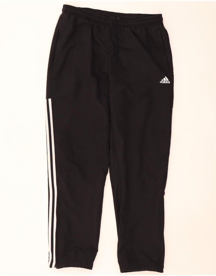 ADIDAS Herren-Trainingshose, groß, aus schwarzem Polyester