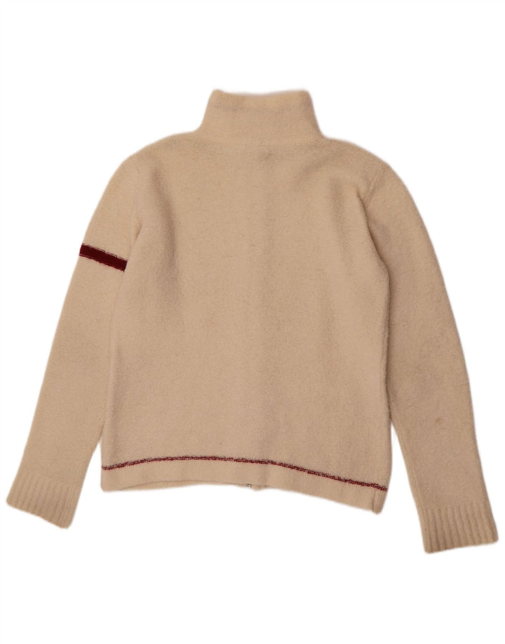 Murphy & Nye Damen-Cardigan-Pullover UK 14 Medium Off White Colourblock
