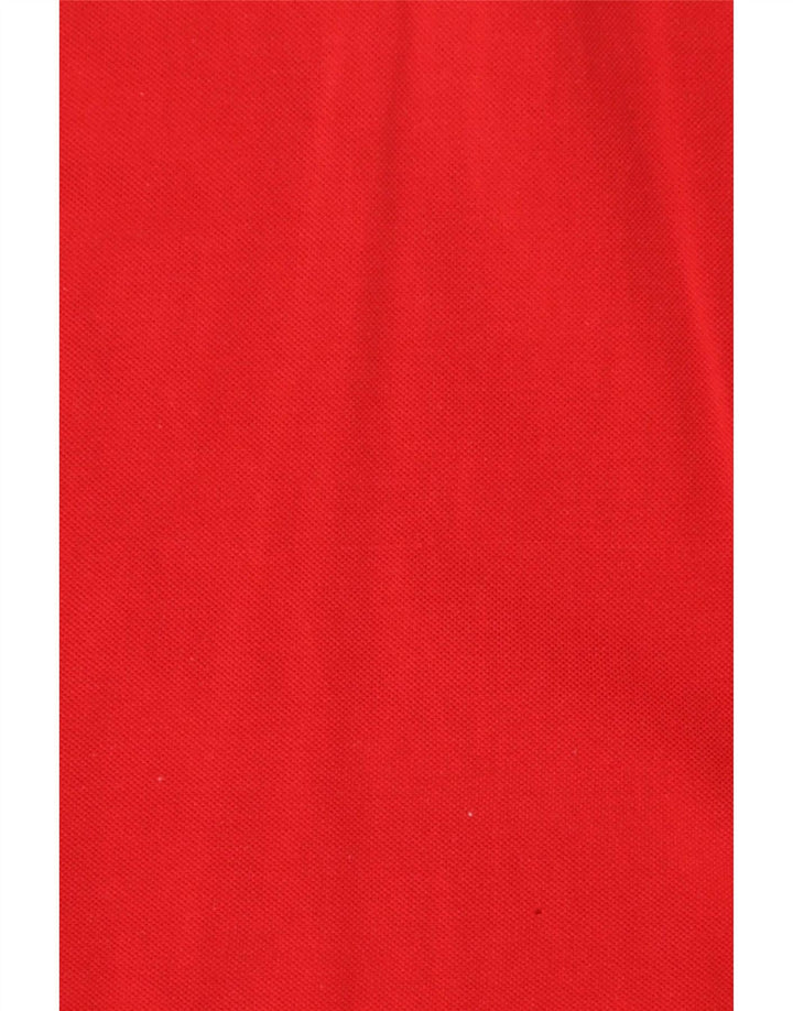 Lacoste Herren-Poloshirt, Größe 7 2XL, rote Baumwolle