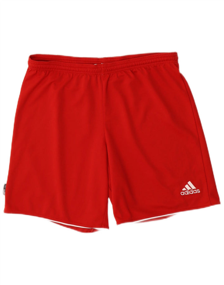 Adidas Herren Climalite Sport Shorts Mittelrotes Polyester