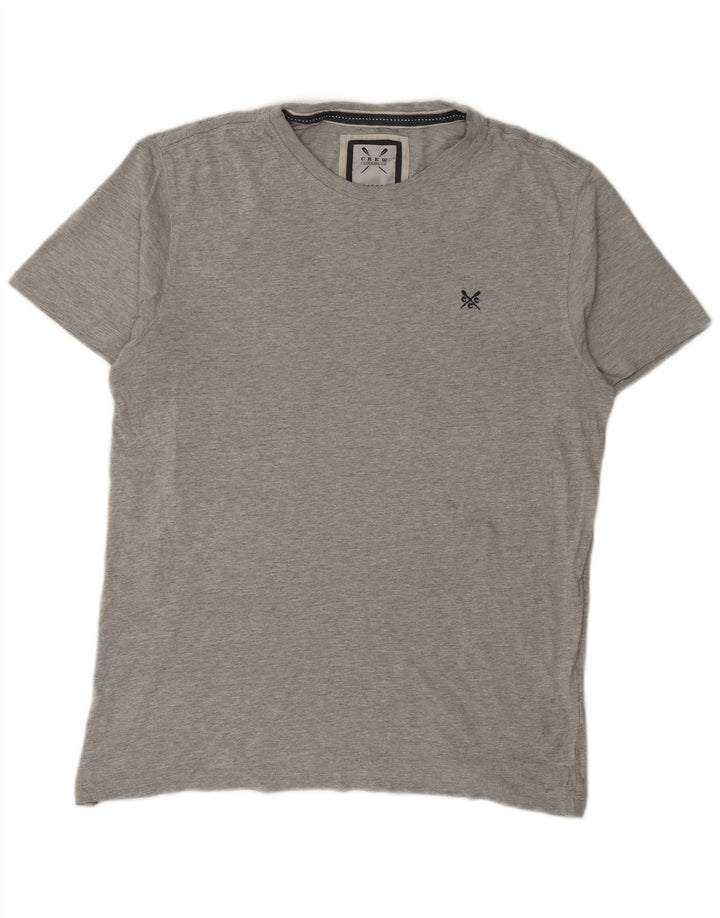 Crew Clothing Herren T-Shirt Top Large Grau Baumwolle