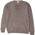 Zara Herren-Pullover mit Rundhalsausschnitt, Größe L, Grau