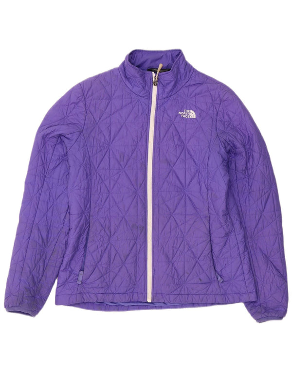 The North Face Damen Steppjacke UK 16 Large Lila Nylon
