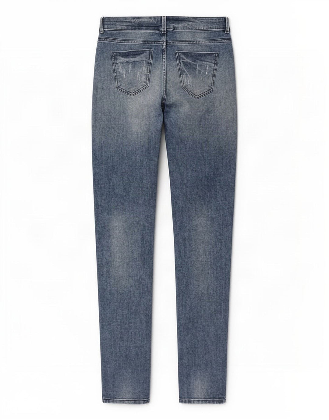 Marks & Spencer Damen Girlfriend Slim Jeans UK 10 Small W30 L31 Blau
