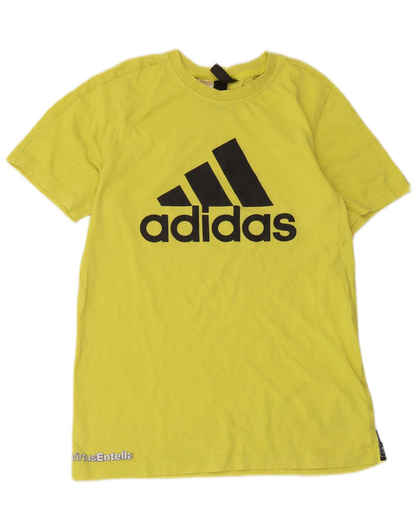 Adidas Jungen Graphic T-Shirt Top 13–14 Jahre, gelbe Baumwolle