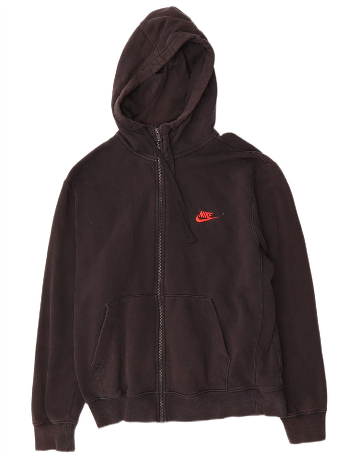 Nike Herren-Kapuzenpullover mit Reißverschluss, Größe S, Schwarz