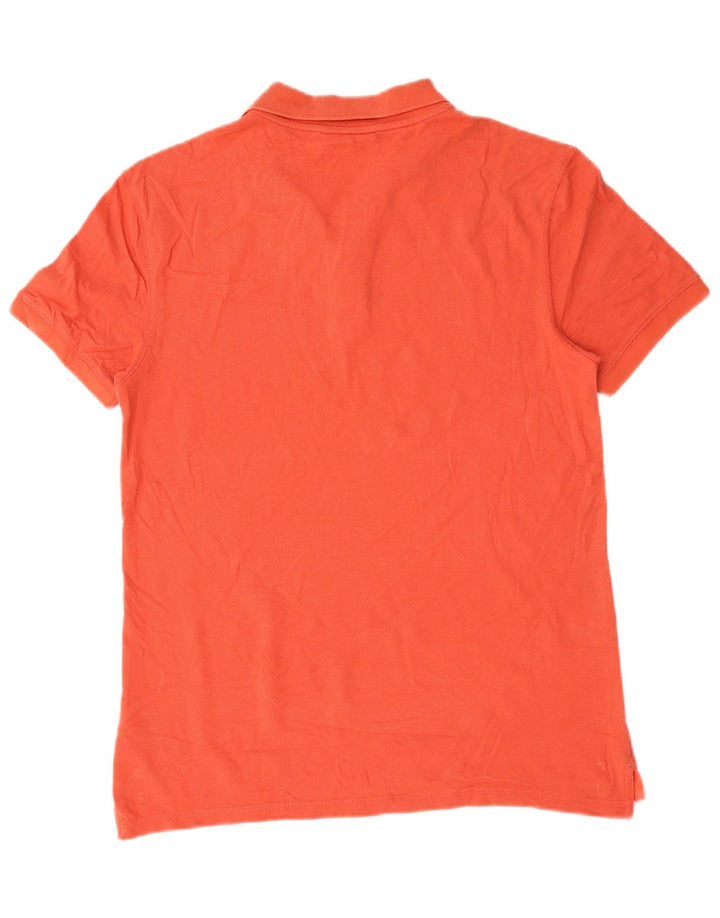Calvin Klein Jeans Herren-Poloshirt mit normaler Passform, mittelorange Baumwolle