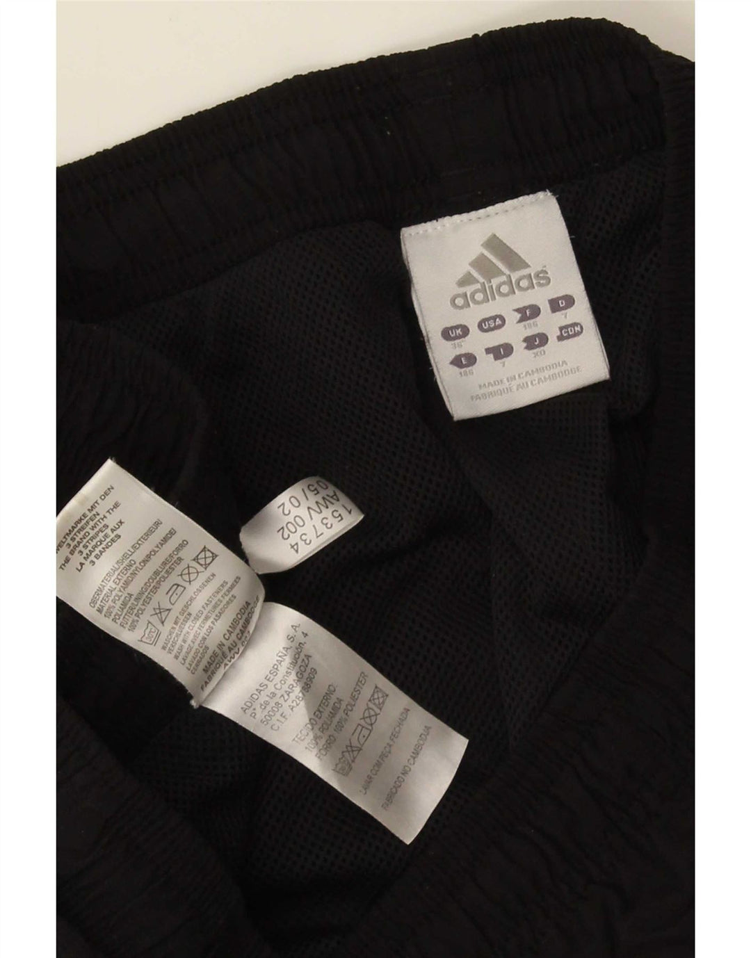 Adidas Herren-Trainingshose, Jogginghose, Größe L, Schwarz, Polyester