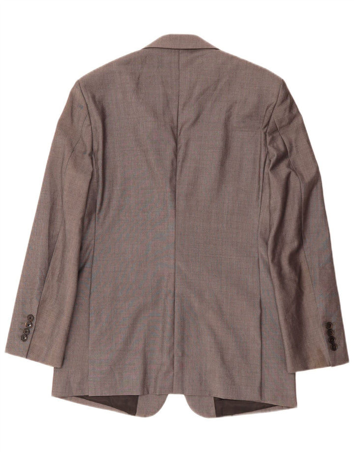 Reiss Herren-Blazer mit 2 Knöpfen, UK 38, mittelgraue Wolle