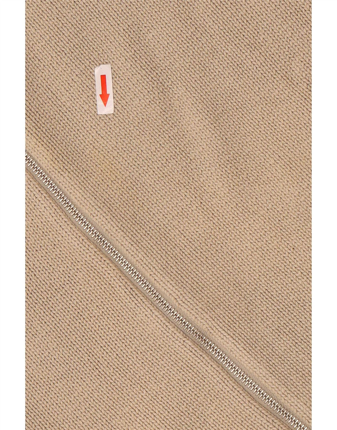 Levi's Herren-Cardigan mit durchgehendem Reißverschluss, XL, beige Baumwolle