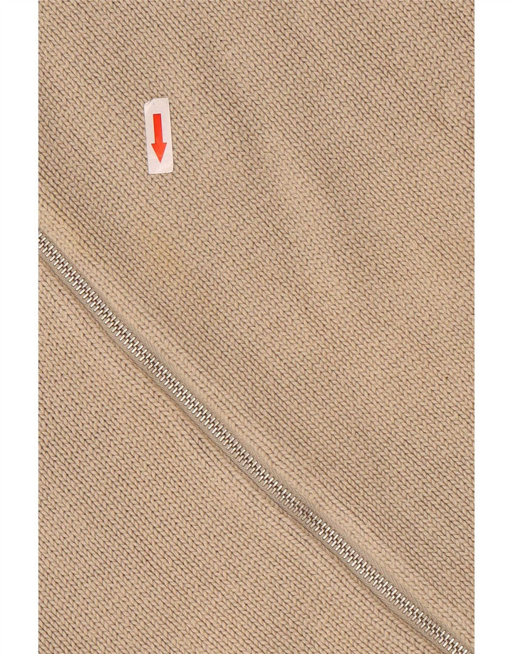 Levi's Herren-Cardigan mit durchgehendem Reißverschluss, XL, beige Baumwolle